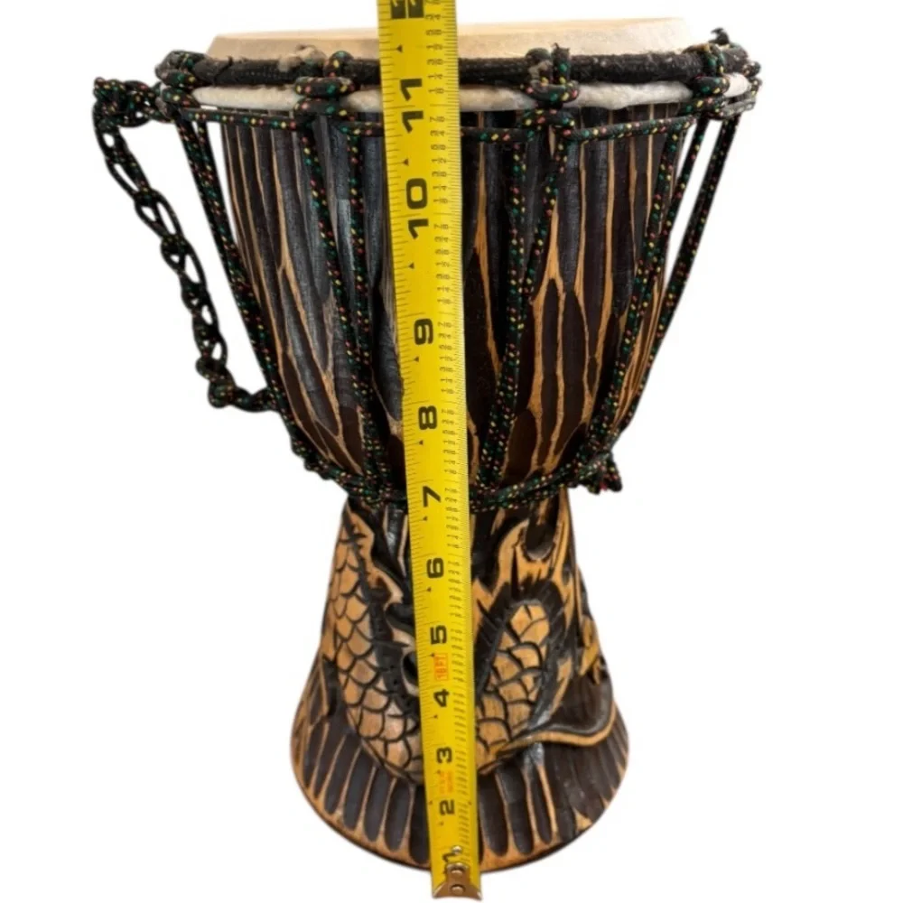 Handcrafted Jamaican Djembe Drum - Picture 8 of 8